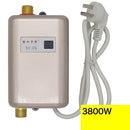 Stainless Steel Instant Kitchen And Bathroom Mini Electric Water Heater(US Plug 110V Gold)