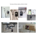 Stainless Steel Instant Kitchen And Bathroom Mini Electric Water Heater(US Plug 110V Red)