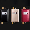 Stainless Steel Instant Kitchen And Bathroom Mini Electric Water Heater(US Plug 110V Gold)