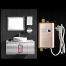Stainless Steel Instant Kitchen And Bathroom Mini Electric Water Heater(US Plug 110V Red)