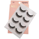 2 PCS 4 Pairs In One Box Handmade Mink False Eyelashes Slender And Long Three-Dimensional Multilayer Eyelashes(G102)