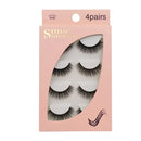 2 PCS 4 Pairs In One Box Handmade Mink False Eyelashes Slender And Long Three-Dimensional Multilayer Eyelashes(G102)