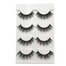 2 PCS 4 Pairs In One Box Handmade Mink False Eyelashes Slender And Long Three-Dimensional Multilayer Eyelashes(G109)
