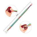 11 in 1 Color Titanium Stainless Steel Nail Steel Push Nail File