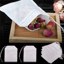 100 PCS Teabags Scented Tea Bags with Seal Filter Paper, Size: 5.5 x 7cm