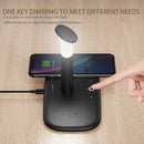 LH5 Five-In-One Multi-Function Wireless Charger with Night Light For IPhone / Apple Watch / AirPods(Black)