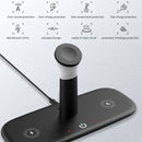 LH5 Five-In-One Multi-Function Wireless Charger with Night Light For IPhone / Apple Watch / AirPods(White)
