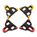 3 Set Bicycle Splint Set 6 Degrees Road Lock Plate Special For Road Bike Shoes(Yellow)