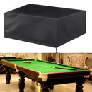 Billiard Table Dust Cover Billiard Protective Cover Water-Repellent Furniture Cover, Size: 260x135x82cm(Black)