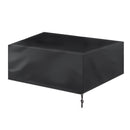Billiard Table Dust Cover Billiard Protective Cover Water-Repellent Furniture Cover, Size: 287x155x82cm(Black)