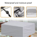 Billiard Table Dust Cover Billiard Protective Cover Water-Repellent Furniture Cover, Size: 287x155x82cm(Silver)