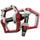 MPEDA Mountain Bike Bearing Pedal Ultra-Light Aluminum Alloy Non-Slip Bearing Pedal, Size: 930(White Red)