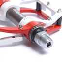 MPEDA Mountain Bike Bearing Pedal Ultra-Light Aluminum Alloy Non-Slip Bearing Pedal, Size: 930(White Green)