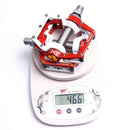 MPEDA Mountain Bike Bearing Pedal Ultra-Light Aluminum Alloy Non-Slip Bearing Pedal, Size: 930(White Blue)