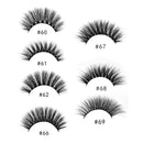 1 Pair Set 3D Mink Eyelashes Natural Thick False Eyelashes(