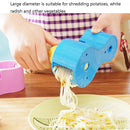 2 PCS Multifunctional Spiral Double-Headed Grater With Sharpener Kitchen Gadgets(Blue)