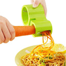 2 PCS Multifunctional Spiral Double-Headed Grater With Sharpener Kitchen Gadgets(Black)