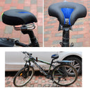 Bicycles Soft Saddle Mountain Bikes Thick Shock Absorption & Comfortable Seat Accessories(Black Red)
