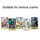 Bicycle Pedal Mountain Bike Aluminum Alloy Palin Pedal Non-Slip Bearing Pedal(901-2 Red)