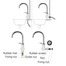 Kitchen Instant Electric Hot Water Faucet Hot & Cold Water Heater CN Plug Specification: Digital Display Side Water Inlet