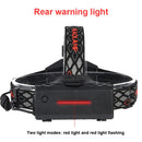 TG-TD113 T6+COB Head-Mounted USB Charging Rotating Multi-Function Headlight White Red And Green Three Light Sources Headlight (Without Charging Set)