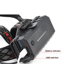 TG-TD113 T6+COB Head-Mounted USB Charging Rotating Multi-Function Headlight White Red And Green Three Light Sources Headlight (Without Charging Set)