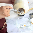 3 in 1 304 Stainless Steel Coconut Opener Tool Coconut Shell Shaving Tool Set