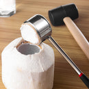 3 in 1 304 Stainless Steel Coconut Opener Tool Coconut Shell Shaving Tool Set