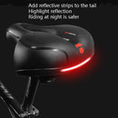 Bicycle Seat Saddle Bicycle Seat Riding Equipment Accessories(Red)