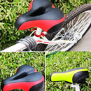Reflective Seat Bicycle Seat Bicycle Saddle Seat(Black Red)