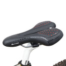 LIETU 919B Bicycle Saddle Outdoor Mountain Bike Thickened Riding Cushion(Black Red)