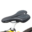 LIETU 919B Bicycle Saddle Outdoor Mountain Bike Thickened Riding Cushion(Black Blue)