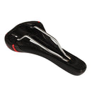 LUETU 903 Bicycle Hollow Seat Cushion Mountain Bike Super Soft Saddle(Black White)