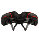LUETU 903 Bicycle Hollow Seat Cushion Mountain Bike Super Soft Saddle(Black White)
