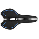 Silicone Bicycle Seat Mountain Bike Saddle Seat Cushion Comfortable Bicycle Accessories Equipment(Blue)