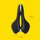 Silicone Bicycle Seat Mountain Bike Saddle Seat Cushion Comfortable Bicycle Accessories Equipment(Black)