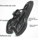 Silicone Bicycle Seat Mountain Bike Saddle Seat Cushion Comfortable Bicycle Accessories Equipment(Blue)