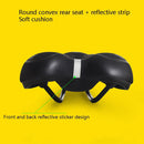 Silicone Bicycle Seat Mountain Bike Saddle Seat Cushion Comfortable Bicycle Accessories Equipment(Blue)