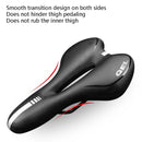 Silicone Bicycle Seat Mountain Bike Saddle Seat Cushion Comfortable Bicycle Accessories Equipment(Blue)