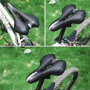 Silicone Bicycle Seat Mountain Bike Saddle Seat Cushion Comfortable Bicycle Accessories Equipment(Blue)