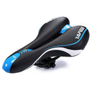 YAFEE YF-1034-3 Soft Mountain Bike Seat Mountain Bike Hollow Breathable Saddle Seat Cushion Bicycle Seat(Black Blue)