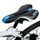 YAFEE YF-1034-3 Soft Mountain Bike Seat Mountain Bike Hollow Breathable Saddle Seat Cushion Bicycle Seat(Black Blue)