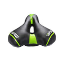 YAFEE YF-1034-3 Soft Mountain Bike Seat Mountain Bike Hollow Breathable Saddle Seat Cushion Bicycle Seat(Black Green)