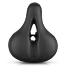 Reflective Spring Saddle Mountain Bike Seat Bicycle Seat Bicycle Seat(Black)