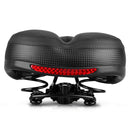 Reflective Spring Saddle Mountain Bike Seat Bicycle Seat Bicycle Seat(Black)