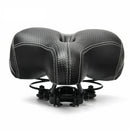 Mountain Bike Seat Comfortable Bike Seat Thick Soft Elastic Sponge(Black)
