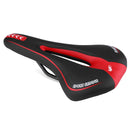 YAFEE YF-1018 Mountain Bike Saddle Bicycle Riding Saddle Bicycle Saddle(White Red)