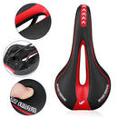 YAFEE YF-1018 Mountain Bike Saddle Bicycle Riding Saddle Bicycle Saddle(Black Yellow)