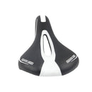 Mountain Bike Saddle Road Bike Folding Car Seat Cushion Cycling Equipment, Colour: Black White(No Standard)