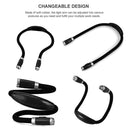 Portable U-shaped LED Flexible Handsfree Hug Neck Reading Book Lamp Torch(Blue)